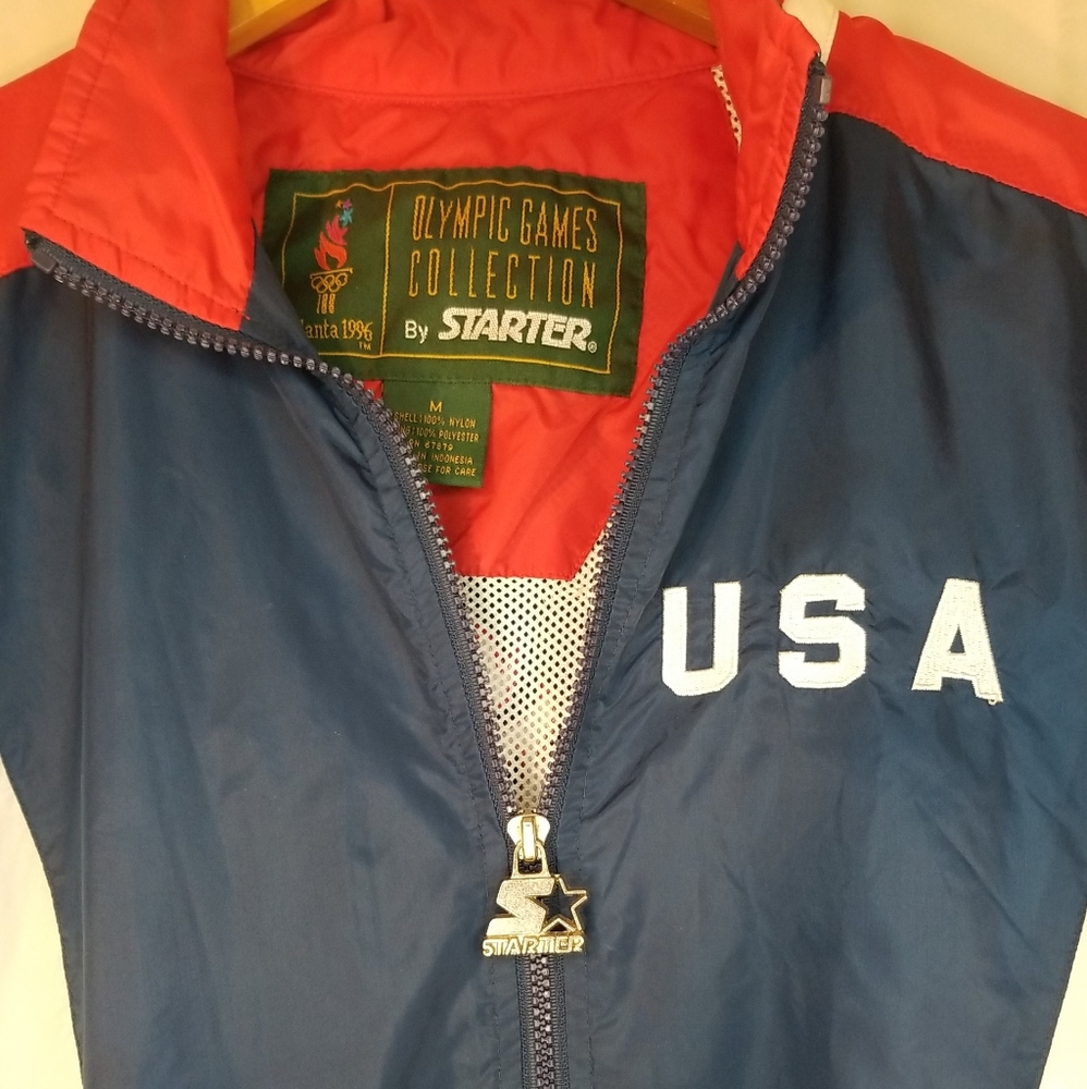 Vintage Olympic Games Starter Jacket Size Medium - Picture 3 of 9